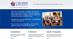 Desktop Screenshot of crosbygroup.ca