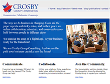 Tablet Screenshot of crosbygroup.ca